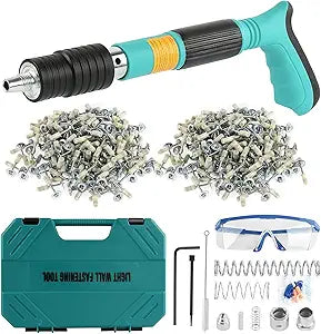 Heavy-Duty Nail Gun Kit – Manual Concrete Steel Nailing Tool with Accessories