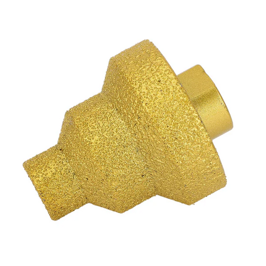 Diamond Brazed Pagoda Drill Bit for Tile, Marble & Stone | Hole Enlarging Chamfer Tool